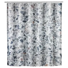 Wenko Duschvorhang Terrazzo 180 x 200 cm mehrfarbig