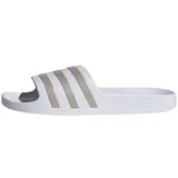 adidas Adilette Aqua Cloud White / Platinum Metallic / Cloud White 39