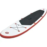 vidaXL Stand Up Paddle Board SUP Aufblasbar Rot und Weiß