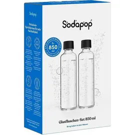 Sodapop LOGAN Glasflaschen Set 2x 850ml