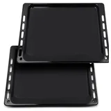 bauknecht, vioks Backblech Set 2 Stück wie Bauknecht 481241838128 445x375x18mm für Herd