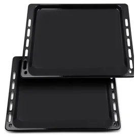 bauknecht, vioks Backblech Set 2 Stück wie Bauknecht 481241838128 445x375x18mm für Herd