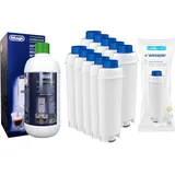 10x Wasserfilter + Delonghi 500ml ecoDecalk entkalk von Wesper kompatible mit DeLonghi ECAM Prima Donna S 26.455.MB