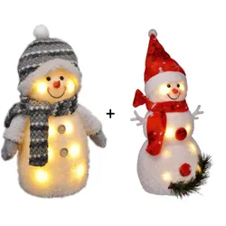 Gravidus Deko Schneemann Set Weihnachtsdeko