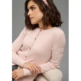 KangaROOS Strickjacke mit Zopfmuster rosa 32/34