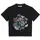 Icebreaker Damen 150 Tech Lite Crop NZ Flora T-Shirt (Größe XL, schwarz)