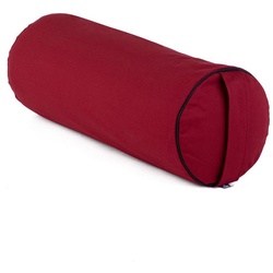 bodhi Yoga Bolster Yoga BOLSTER CLASSIC weinrot, Dinkelhülsen rot