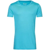 Kaipara - Merino Sportswear Rundhalsshirt Merino Shirt Herren Kurzarm Slimfit 200 (1-tlg) aus reiner Merinowolle Made in Germany M