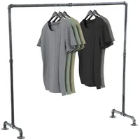 CLP Kleiderständer Jersey silber