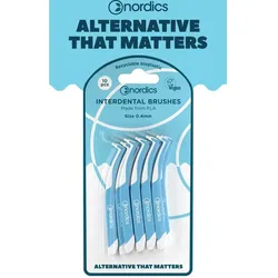 Öko Interdental Zahnbürste Pla 0.40Mm Nordics 10 ST