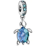 Pandora Meeresschildkröte Murano-Glas Silber 798939C01