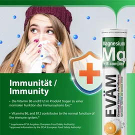 eväm Magnesium + Vitamin B Complex C Brausetabletten 20 St.
