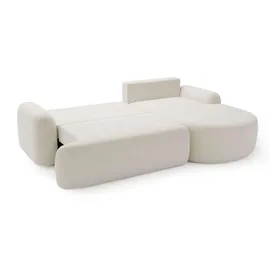 GRAINGOLD Eckcouch 2-Sitzer weiß