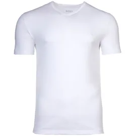 Boss Classic Kurzarm-v-ausschnitt-baselayer 3 Einheiten White 2XL