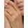Elli Ring-Set Mond Sonne Zirkonia 2er Set 925 Sterling Silber vergoldet goldfarben 56