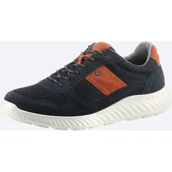 Sneaker JOMOS, Herren, Gr. 40, blau (marine), Veloursleder, Textil, sportlich, Schuhe