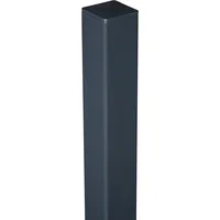 GROJA Zaunpfosten 6 x 6 x 150 cm Anthrazit/Aluminium