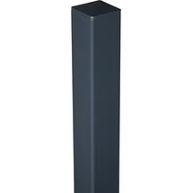 GROJA Zaunpfosten 6 x 6 x 150 cm Anthrazit/Aluminium