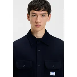 HUGO BOSS Oversized Freizeithemd in Waffel-Optik Modell 'EKYNONE', Black, L