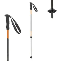 Sticks TSL Hiking carbon 2 light orange|SCHWARZ|orange 135 CM