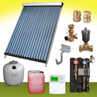 Solarthermie 6,10 m2 Solaranlage Vakuumröhrenkollektor Standard