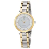 ETT Funkuhr Damenuhr Diamond Lady ELS-12143-12M, Funk, Solar, Bicolor, Edelstahl