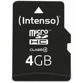 Intenso microSD Class 4 + SD-Adapter 4 GB