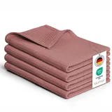 Blumtal Geschirrtücher, rosa Textil, Quadratisch, 30x30 cm, Reach, Kochen, Geschirrtücher - Schürzen, Geschirrtücher
