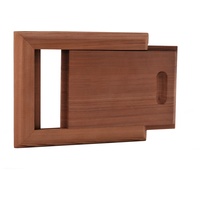 Sentiotec Entlüftungsschlitz | 620-D | eckig, Red Cedar