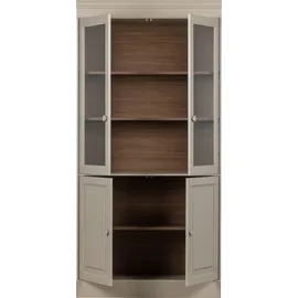 Woood Vitrine Chow 105 x 40 x 215 cm Grau