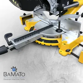 BAMATO Zug- Kapp- und Gehrungssäge KP-305 + Absauganlage AB-110 inkl. Adapter Se...