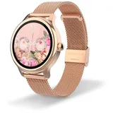 dcu advance tecnologic Sophie BT 39 mm Edelstahlgehäuse gold Sportarmband gold One Size