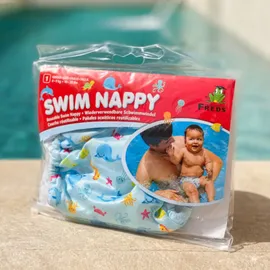 FREDS SWIM ACADEMY - Schwimmwindel wiederverwendbar, pink, Größe 1: