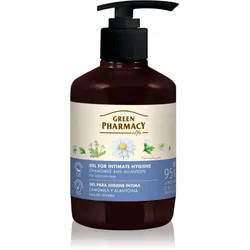 Green Pharmacy Chamomile Gel for Intimate Hygiene Gel für die intime Hygiene für empfindliche Oberhaut 370 ml