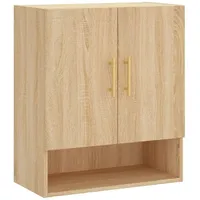 VidaXL Wandschrank Sonoma-Eiche 60x31x70 cm Holzwerkstoff