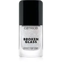Catrice Broken Glass Effect Top Coat Lack-Finish für die Fingernägel mit Glitzerteilchen Farbton 050 Sparkling Reflection 10.5 ml