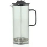 AdHoc Impact French Press Kaffeebereiter 1000 ml, transparent, grau