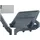 Leitz Ergo Platzsparender Dual Monitorarm mit Laptophalterung Grau