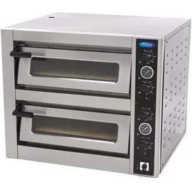 MAXIMA Gastro Pizzaofen - geeignet für 4 x - 2 Kammern