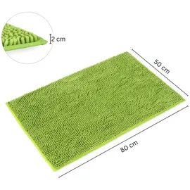 WohnDirect Badematte PARIS Grün 80 x 50 cm