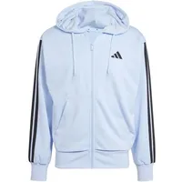 Adidas Herren Kapuzensweat Essentials 3-Streifen, GLOBLU/BLACK, S