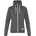 Sweatjacke OXBitta Damen Gr M grau dunkelgrau melange Obermaterial 50 Baumwolle CO 50 Polyester PES Sweatjacken Sweatjacke