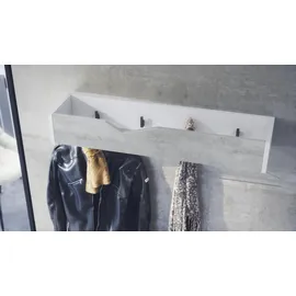 Vladon Garderobenpaneel Kolmio 83,5 x 12,5 x 21 cm Weiß