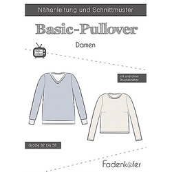 Fadenkäfer Schnitt "Basic-Pullover" für Damen