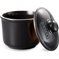 ROMERTOPF Römertopf BBQ Feuertopf Ø 12,5 cm – Mini Schmortopf mit Deckel aus hochwertiger Keramik – ideal für Grill, Ofen & Küche – perfekt für kleine Portionen, Dips, Saucen oder Speckwürfel – hitzebeständig