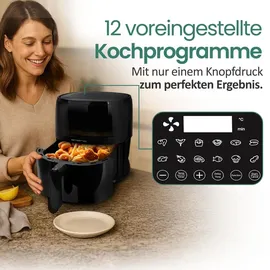 EMERIO Heißluft-Fritteuse AF-129329.3 schwarz