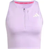 adidas Running Gel Pocket Crop Sport-top Powder Plum L