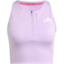 adidas Running Gel Pocket Crop Sport-top Powder Plum L