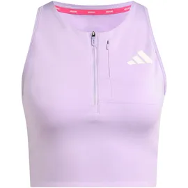 adidas Running Gel Pocket Crop Sport-top Powder Plum L