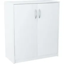 matkam Kommode 85 x 74 x 35 cm Weiß